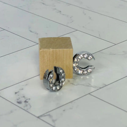 Pavé Letters -Silver Charms WEM Support (www.WEM.support)