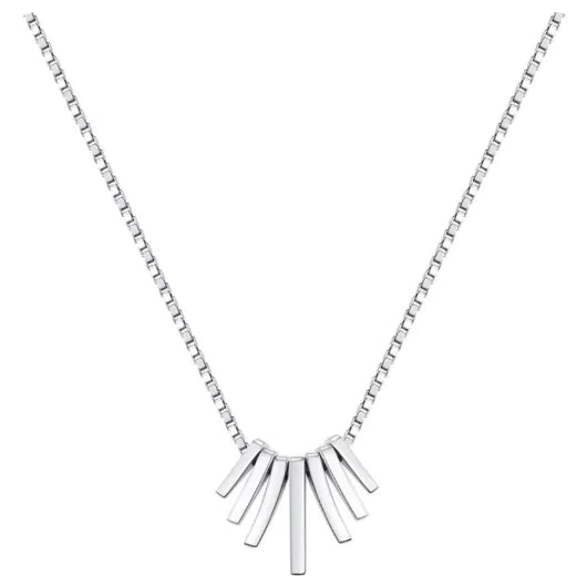 Minimalist S925 Sterling Silver Multi-Bar Pendant Necklace WEM Support (www.WEM.support)