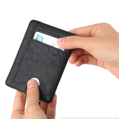 Mens Leather Slim Wallet Credit Card Holder RFID Blocking Pocket ID Money PU USA WEM Support (www.WEM.support)