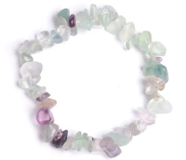 Crystal Crushed Stone Bracelet WEM Support (www.WEM.support)