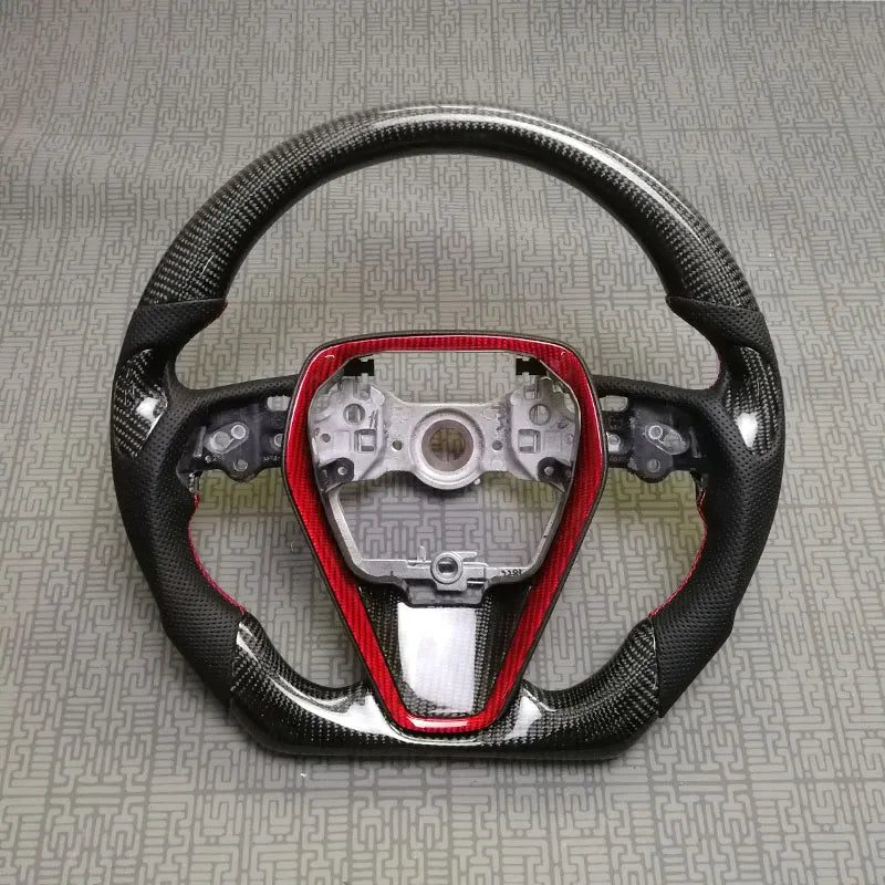 Eighth Generation Camry Carbon Fiber Steering Wheel WEM Support (www.WEM.support)