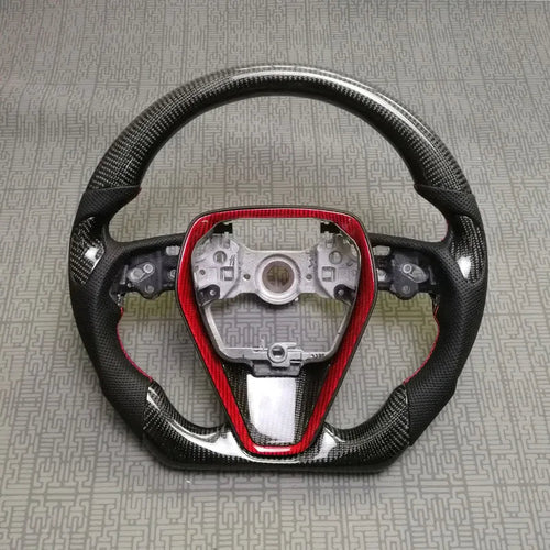 Eighth Generation Camry Carbon Fiber Steering Wheel WEM Support (www.WEM.support)