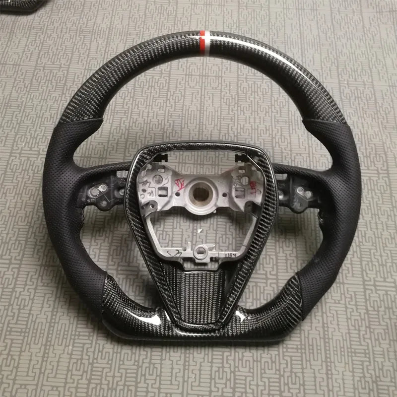 Eighth Generation Camry Carbon Fiber Steering Wheel WEM Support (www.WEM.support)