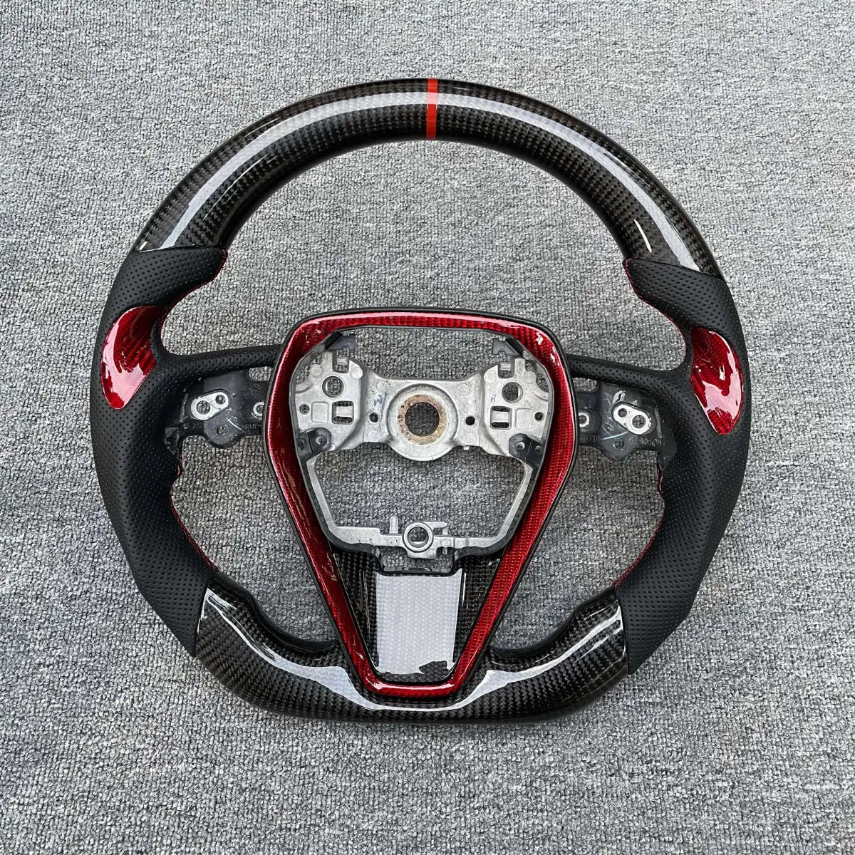 Eighth Generation Camry Carbon Fiber Steering Wheel WEM Support (www.WEM.support)