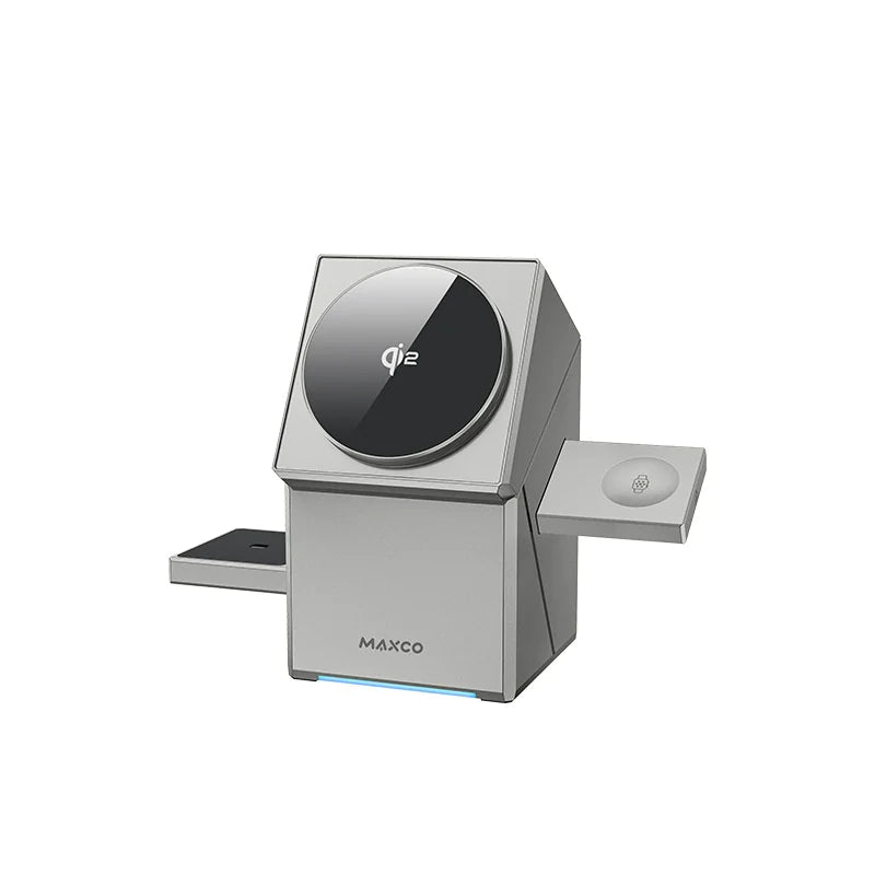 Qi2 Protocol Magnetic Touch Rotating Wireless Charger WEM Support (www.WEM.support)