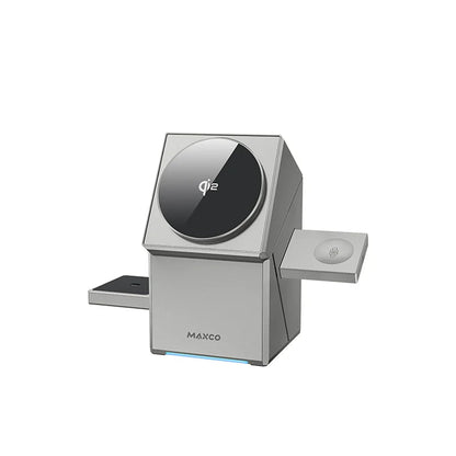 Qi2 Protocol Magnetic Touch Rotating Wireless Charger WEM Support (www.WEM.support)