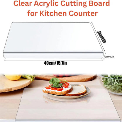 Non-Slip Acrylic Kitchen Chopping Board WEM Support (www.WEM.support)