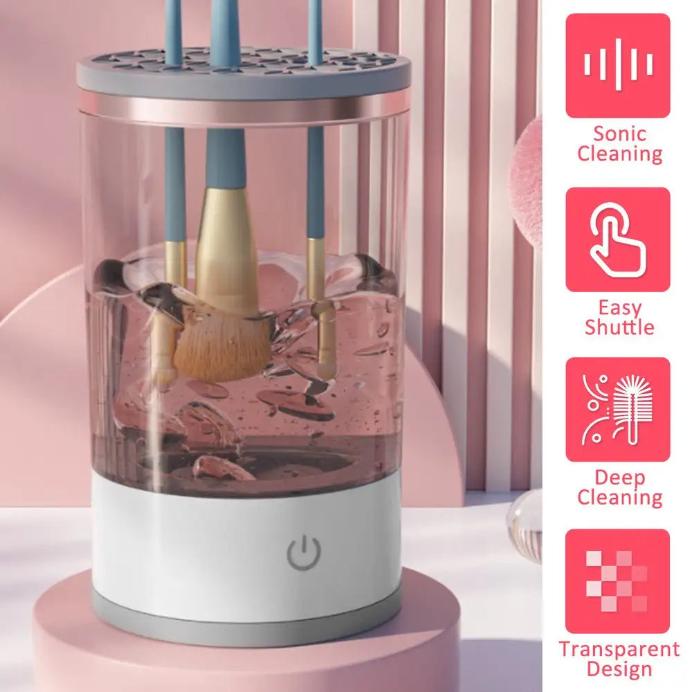 Electric Makeup Brush Cleaner WEM Support (www.WEM.support)