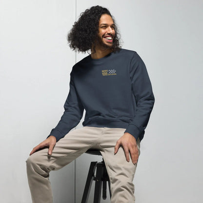 Men's Heavy Wave Energy Organic Sweatshirt WEM Support (www.WEM.support)