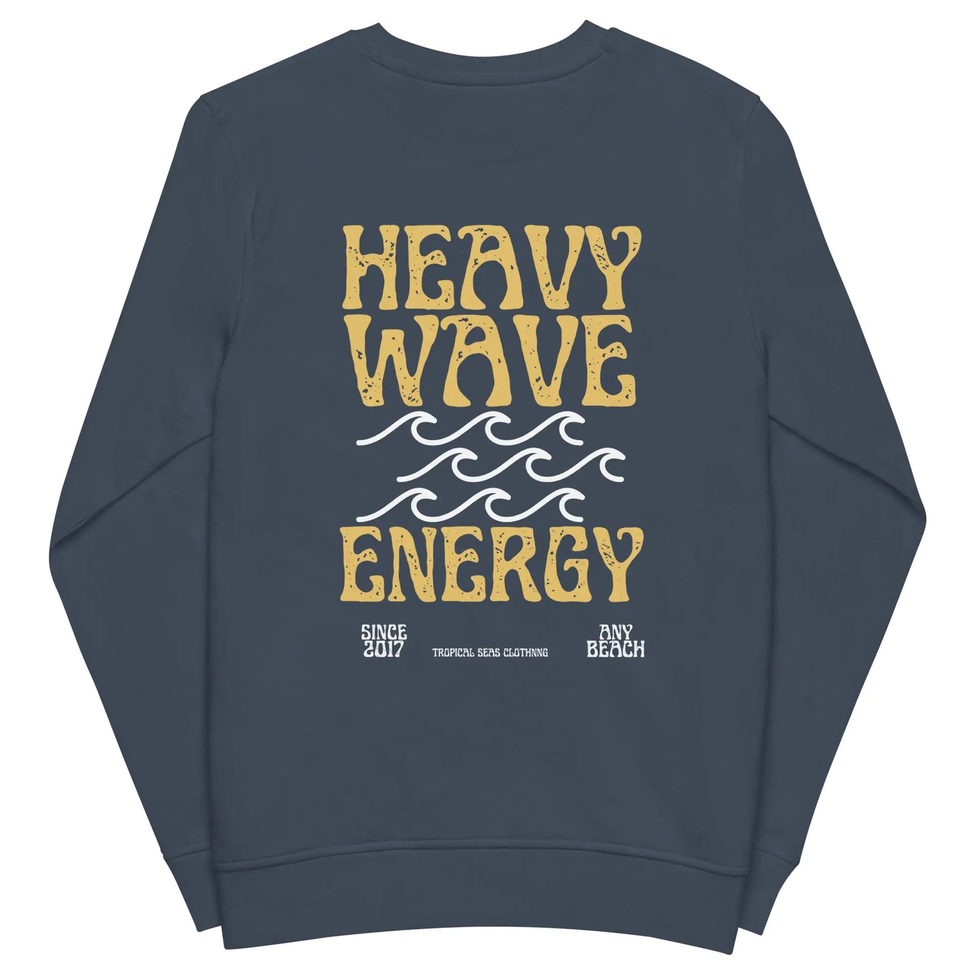 Men's Heavy Wave Energy Organic Sweatshirt WEM Support (www.WEM.support)