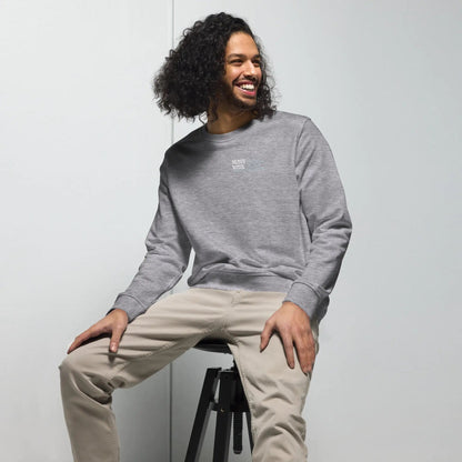 Men's Heavy Wave Energy Organic Sweatshirt WEM Support (www.WEM.support)