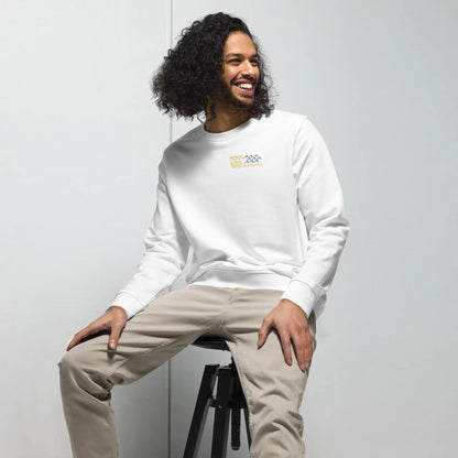 Men's Heavy Wave Energy Organic Sweatshirt WEM Support (www.WEM.support)