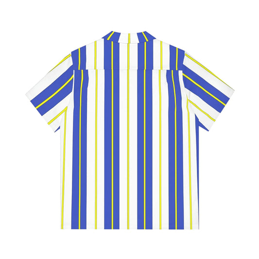 Men's Electric Wave Hawaiian Shirt WEM Support (www.WEM.support)