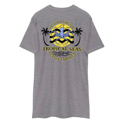 Men's Tropical Lets Get Kraken Octopus T-shirt WEM Support (www.WEM.support)