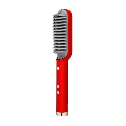 Professional Electric Hair Straightening Brush With LCD Display WEM Support (www.WEM.support)