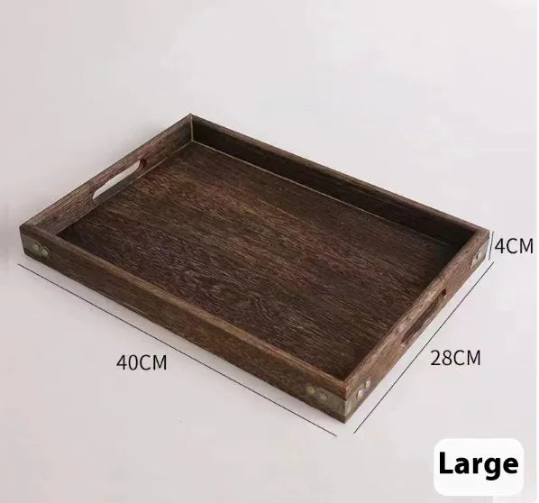 Elegant Wood Tray WEM Support (www.WEM.support)