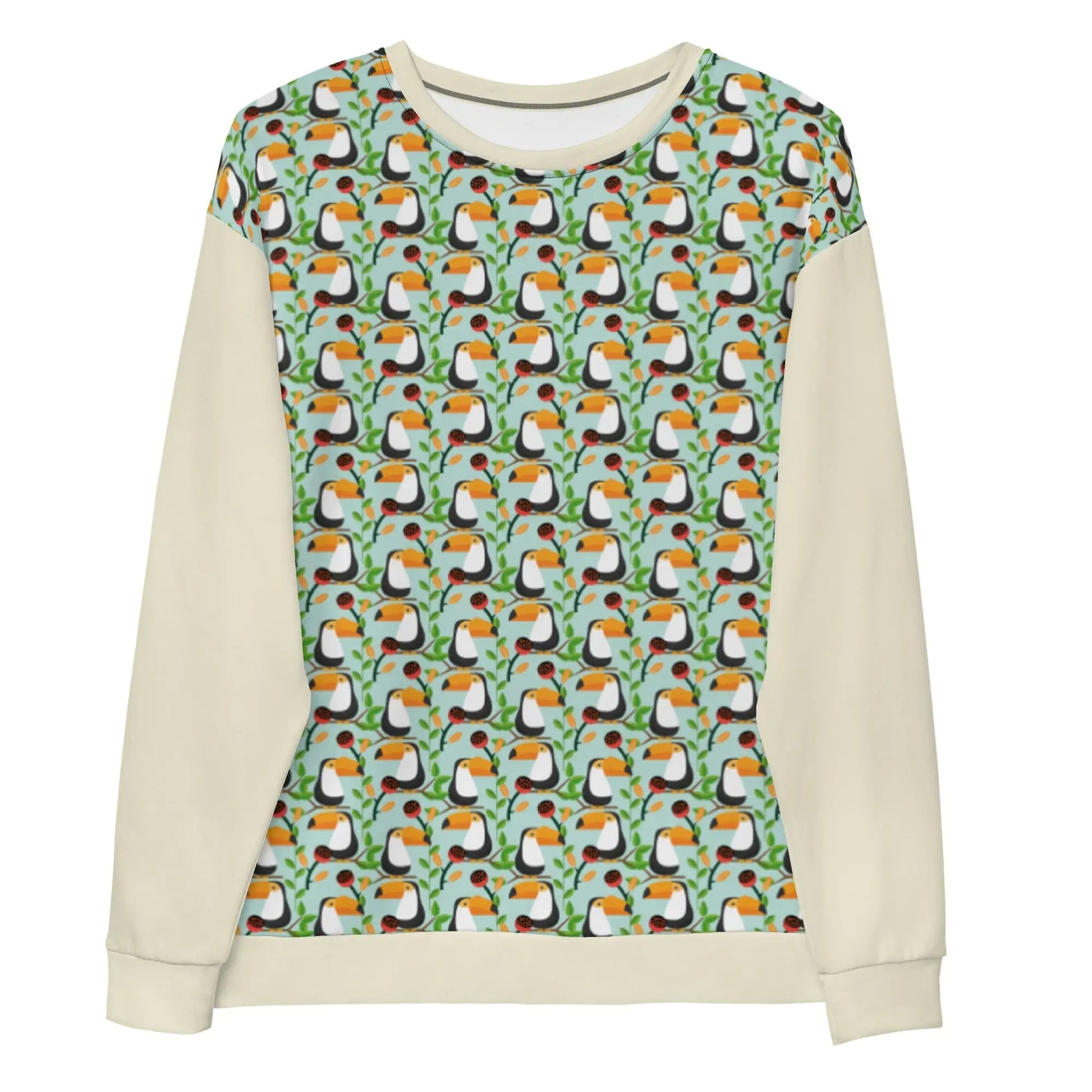 Men's Toucan Pattern Sweatshirt WEM Support (www.WEM.support)