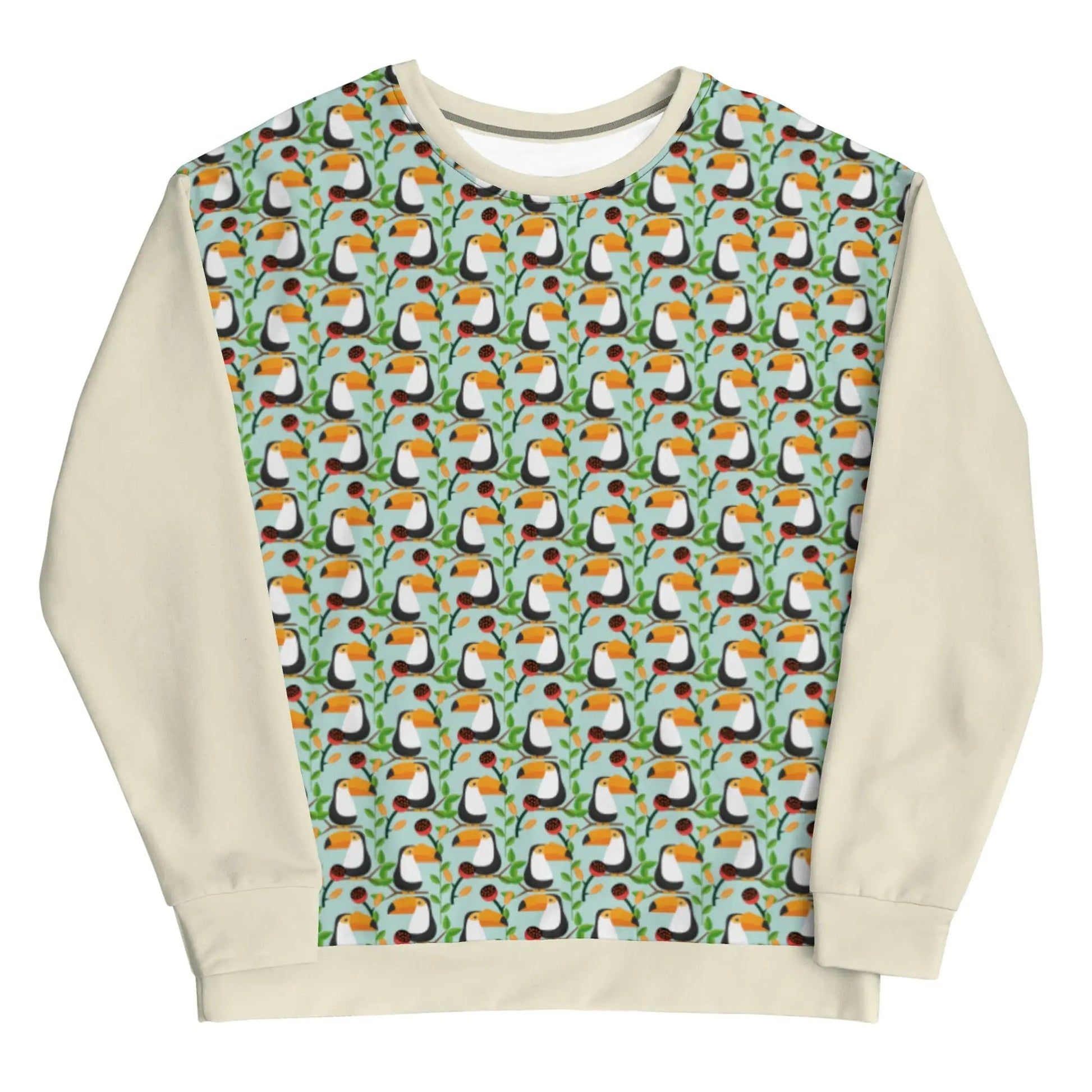 Men's Toucan Pattern Sweatshirt WEM Support (www.WEM.support)