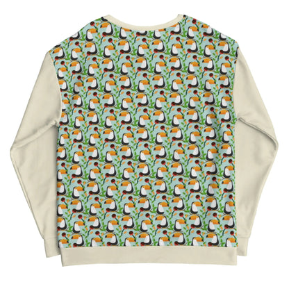 Men's Toucan Pattern Sweatshirt WEM Support (www.WEM.support)