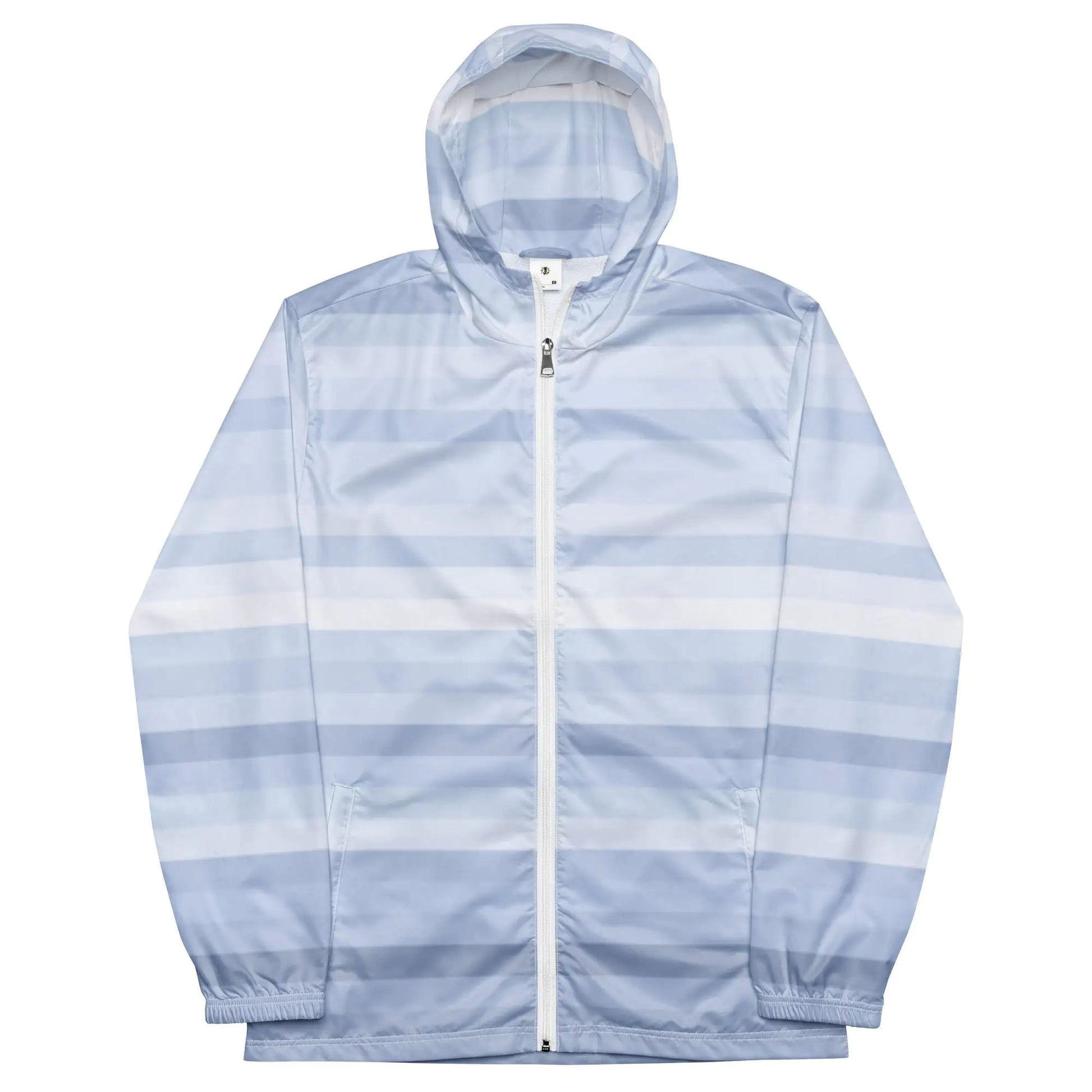 Men’s Tropical Foggy Blue Windbreaker WEM Support (www.WEM.support)