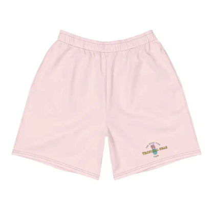 Men's Tropical Pink Pineapple Athletic Shorts WEM Support (www.WEM.support)