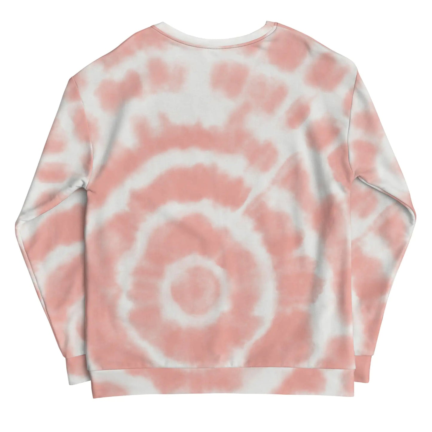 Peach Tie-Dye Vibe Tropical Sweatshirt WEM Support (www.WEM.support)