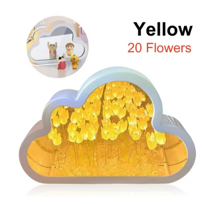 DIY Tulip Night Lamp with LED Light WEM Support (www.WEM.support)