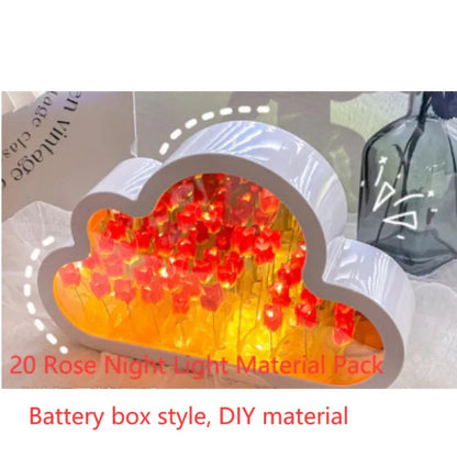 DIY Tulip Night Lamp with LED Light WEM Support (www.WEM.support)