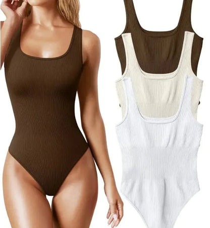 Women's Yoga Neck Sports Bodysuit - Catch Cards