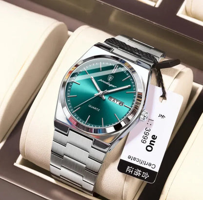 SlimLine Waterproof Quartz Watch WEM Support (www.WEM.support)