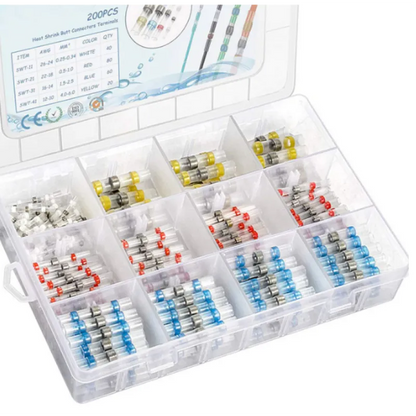 Waterproof Solder Sleeve Terminal Block Boxed WEM Support (www.WEM.support)