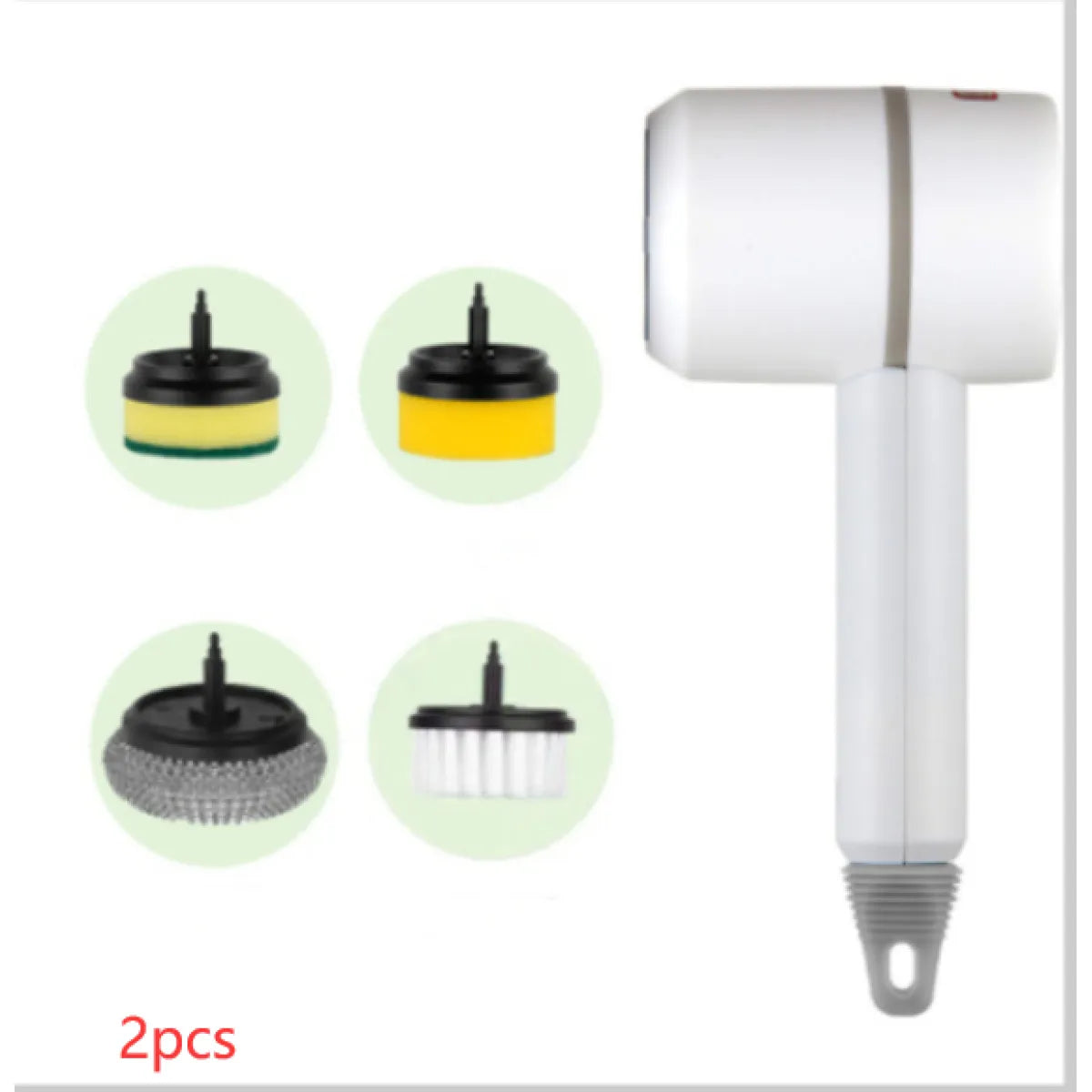 Electric Cleaning Brush Multifunctional Scouring Pad WEM Support (www.WEM.support)