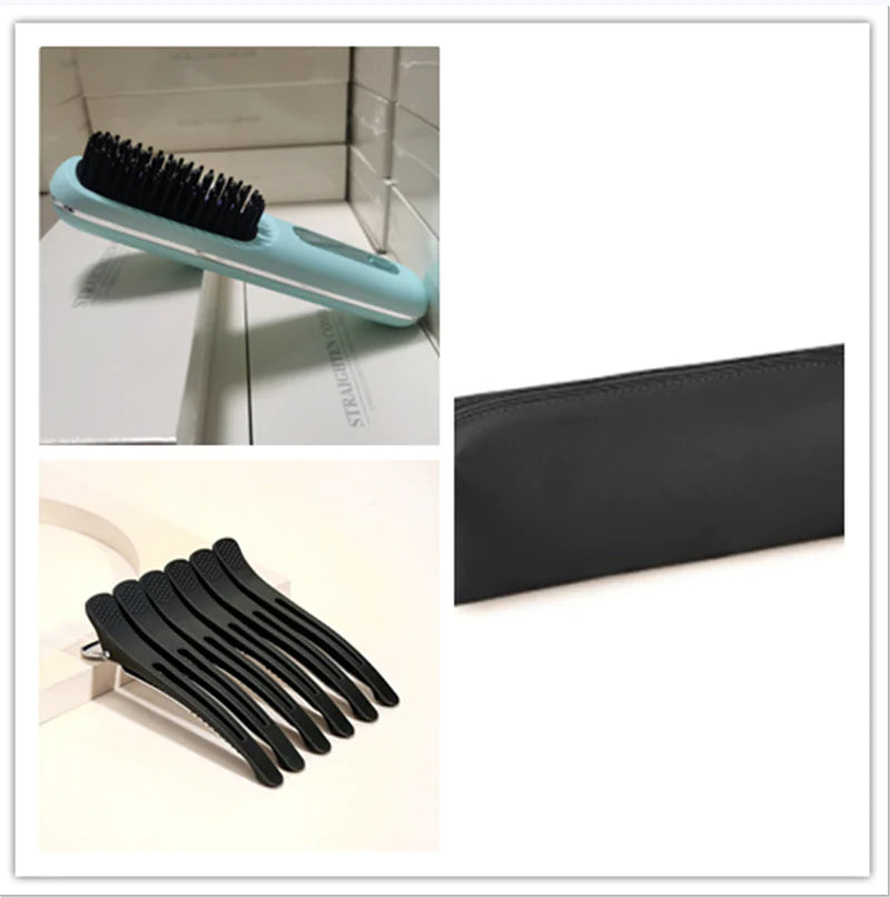 2-in-1 Wireless Hair Straightener Brush WEM Support (www.WEM.support)