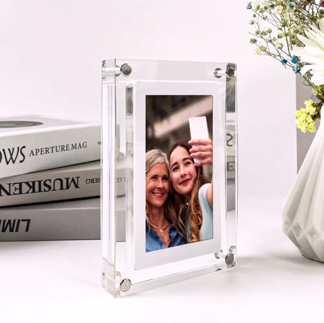 Acrylic Digital Photo Frame WEM Support (www.WEM.support)