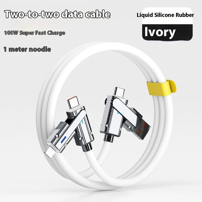 4-in-1 Fast Charging Data Cable WEM Support (www.WEM.support)