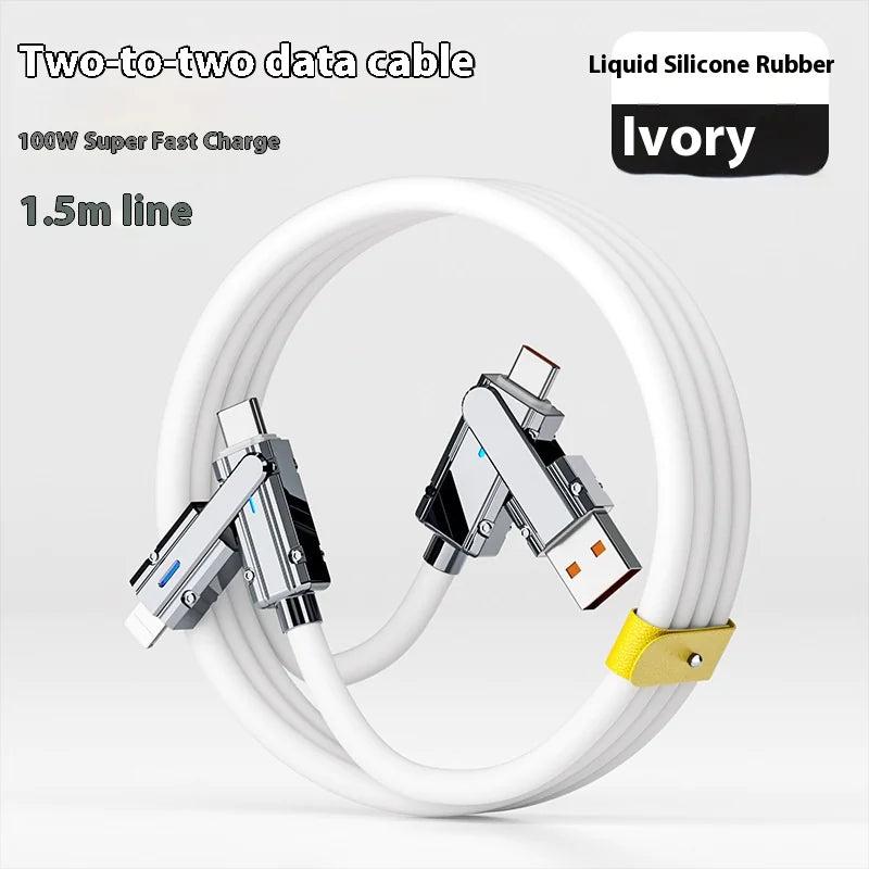 4-in-1 Fast Charging Data Cable WEM Support (www.WEM.support)