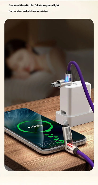 Car Multifunction 240W Four-in-one Data Cable WEM Support (www.WEM.support)