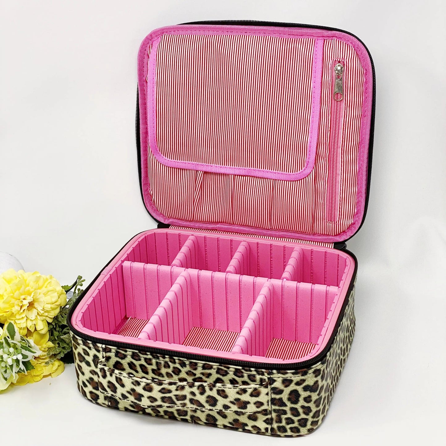 Cheetah Fun Travel Cosmetic Case WEM Support (www.WEM.support)