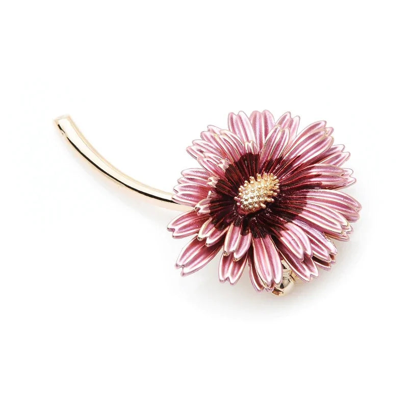 Pink Flower Brooch WEM Support (www.WEM.support)