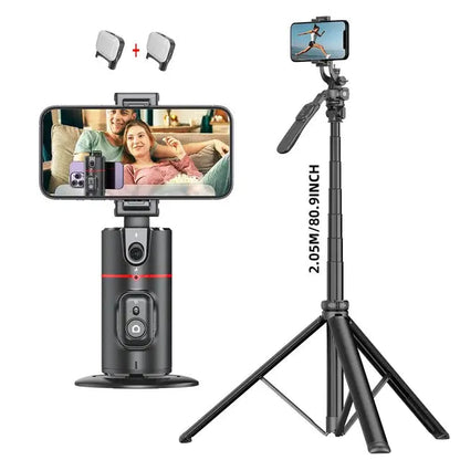 Auto Face Tracking Tripod with Stabilizer WEM Support (www.WEM.support)