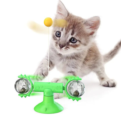 Brinquedo Catavento Rotativo para Gatos
