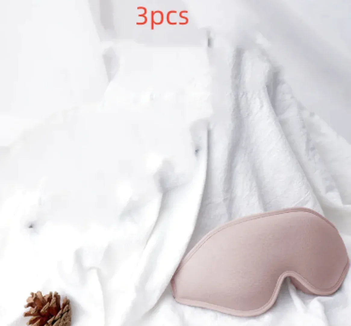 3D Contoured Sleeping Eye Mask WEM Support (www.WEM.support)