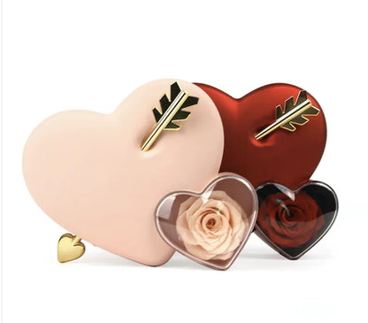 Arrow Through Heart Rose Gift Box WEM Support (www.WEM.support)