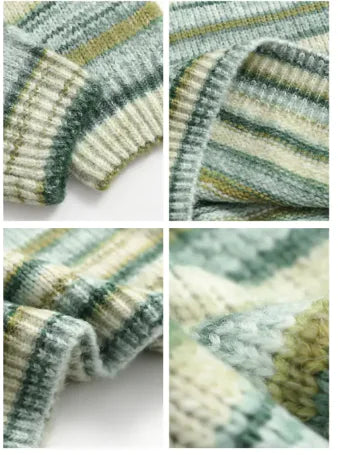 Ombre Lace-Up Sweater HejK.com Marketplace LLC