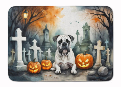 Boxer Spooky Halloween Memory Foam Kitchen Mat WEM Support (www.WEM.support)