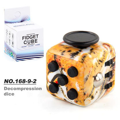 Cubo de Decompressão Fidget de 6 Lados