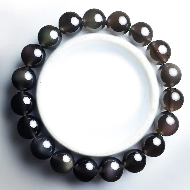Rainbow Eye Obsidian PI Xiu Couples Bracelet