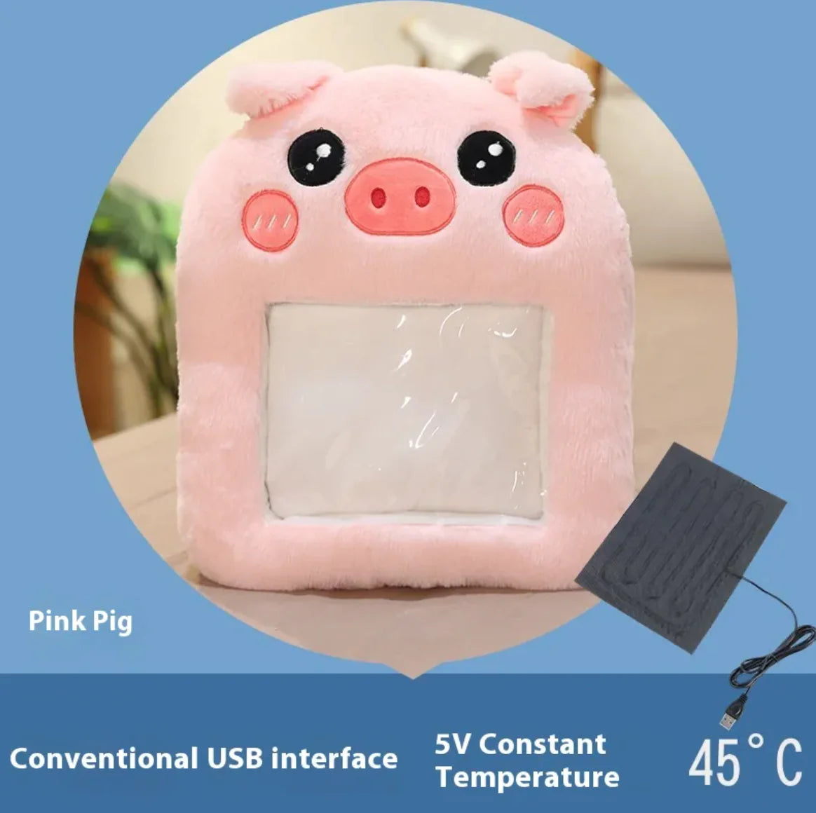 Electric Rabbit Fur Foot Warmer WEM Support (www.WEM.support)