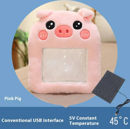 Electric Rabbit Fur Foot Warmer WEM Support (www.WEM.support)