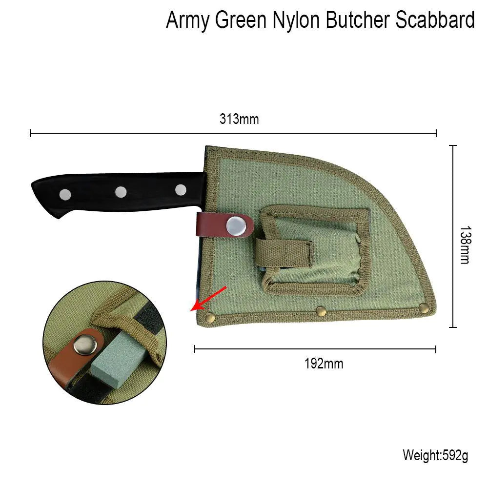 Stainless Steel Meat Cleaver Chef's Knife Cleaver WEM Support (www.WEM.support)